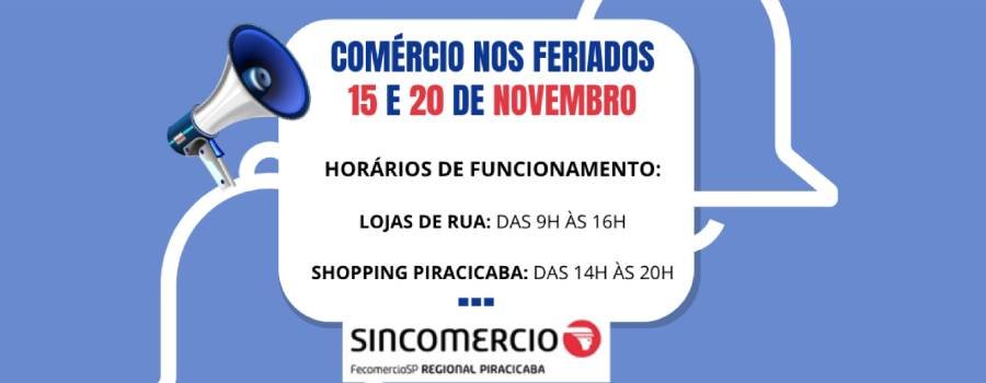 Horario do Comercio